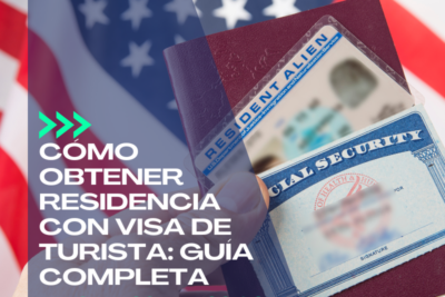 Cómo obtener residencia en Estados Unidos con visa de turista